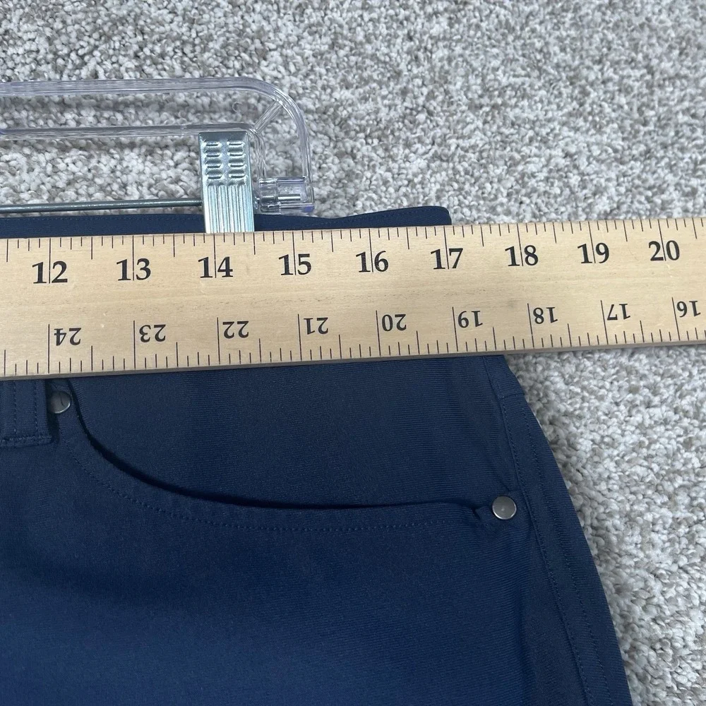 Lululemon ABC Pant Slim Fit Mens 34 Warpstreme Blue Golf Casual Athletic